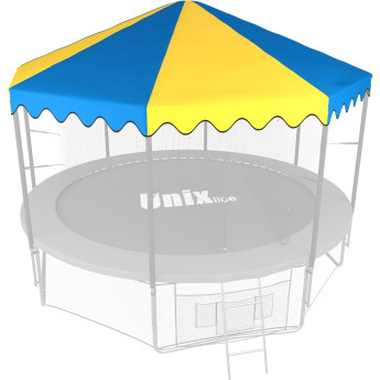 Крыша для батута UNIX LINE 14 ft Blue/Yellow